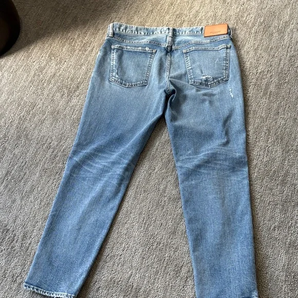 Moussy Light Blue Straight Leg Jeans - Picture 3 of 5